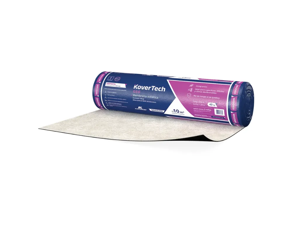 KoverTech GEO - Membrana Asfáltica Geotextil